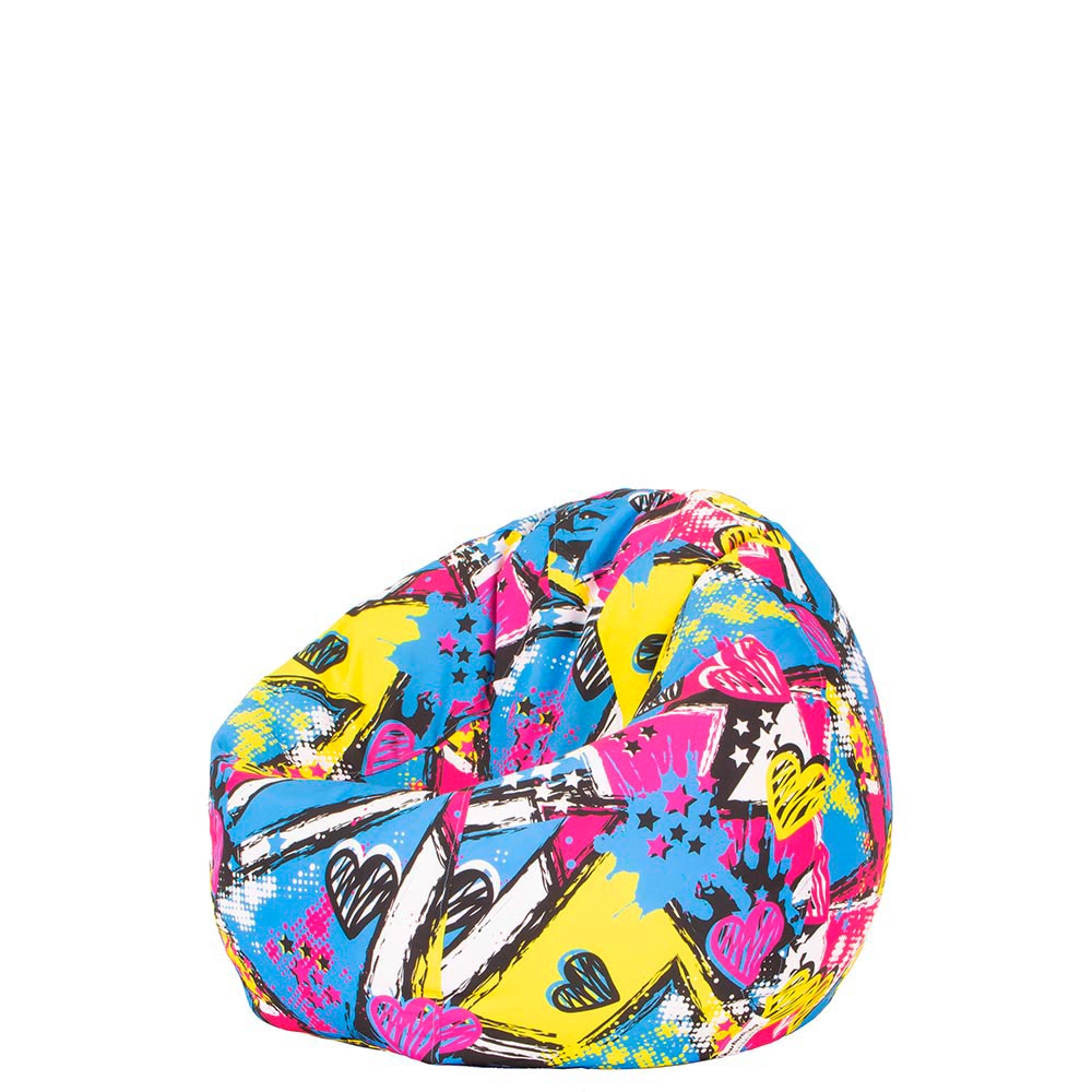 💕 Детски пуф "Love Граффити"