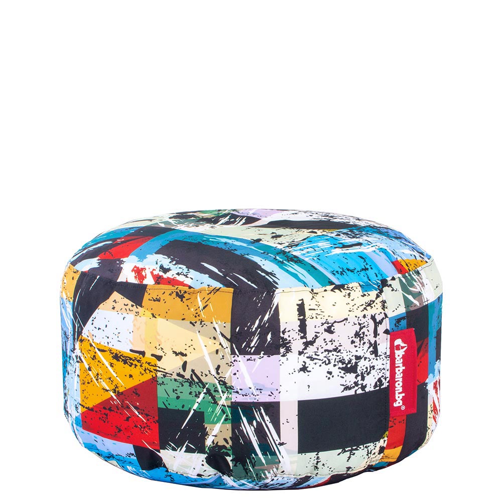 🎨 Кръгъл пуф "Urбан Колаж"