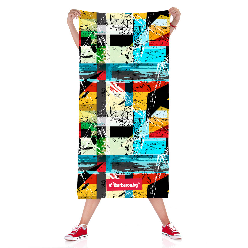 Плажна кърпа "Urбан Колаж"