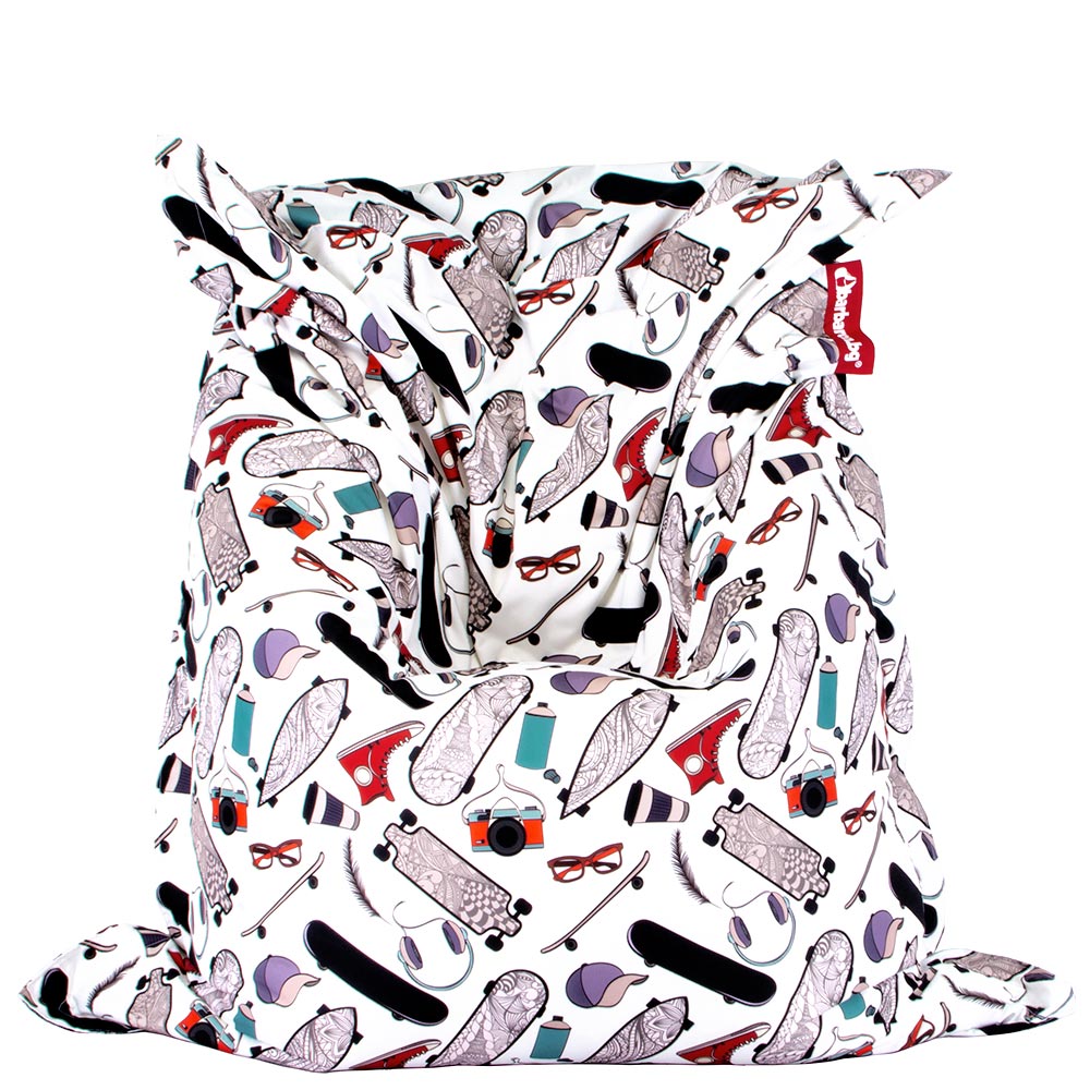 🛹 Пуф Възглавница "Скейт Лайф"