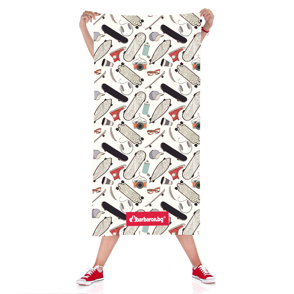 Плажна кърпа "Скейт Лайф"