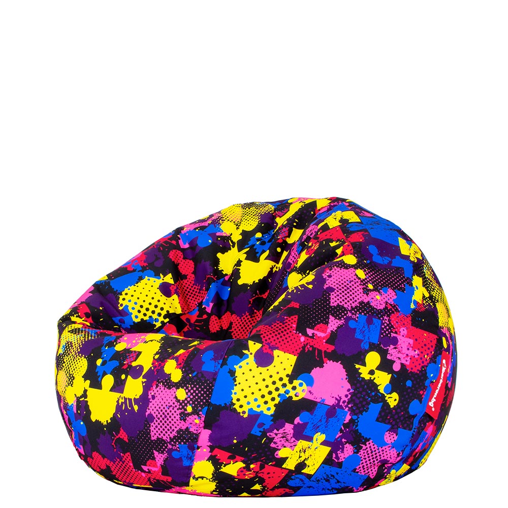 🧩 Пуф Ябълка "Цветен пъзел"