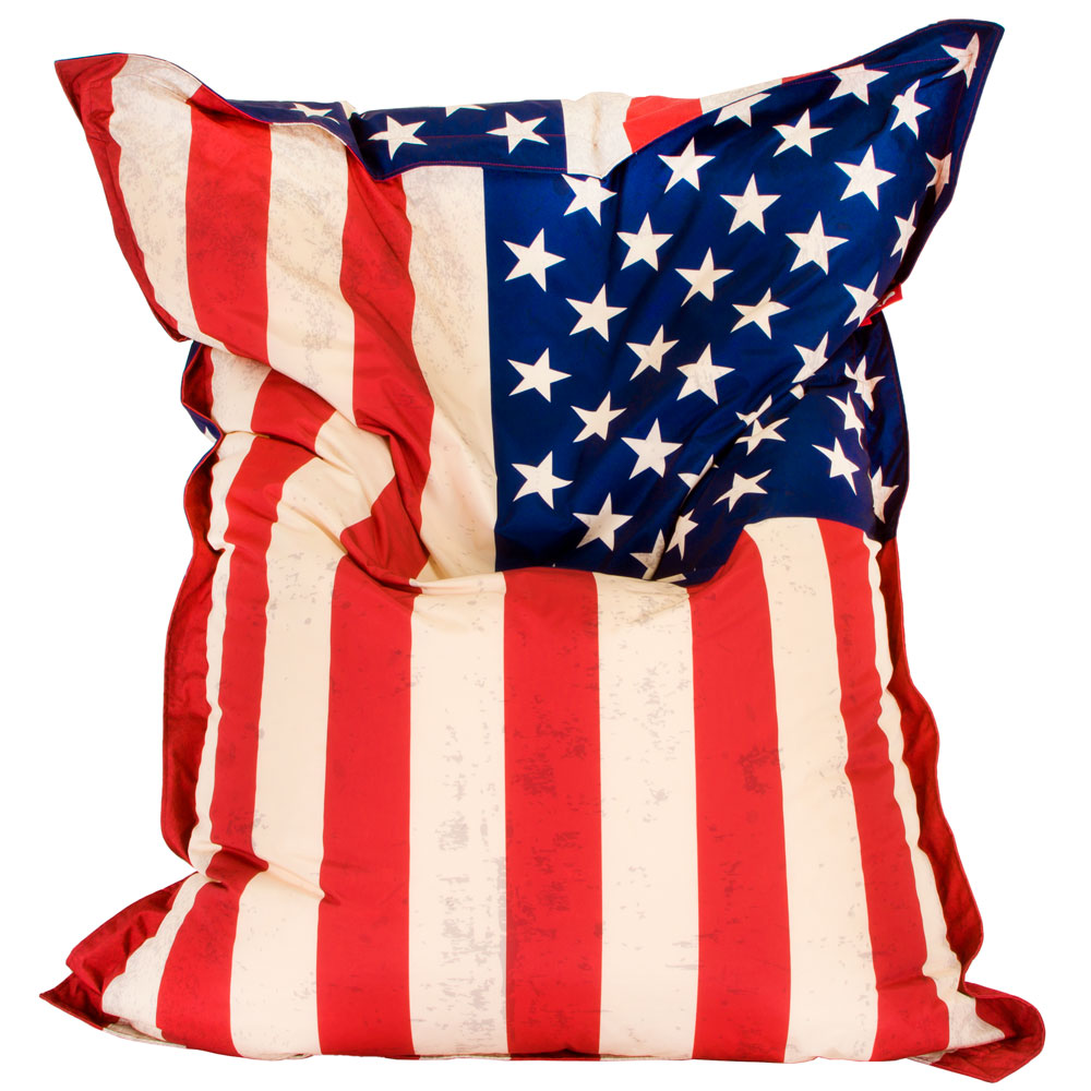 🇺🇸 Пуф Възглавница "Американско знаме"