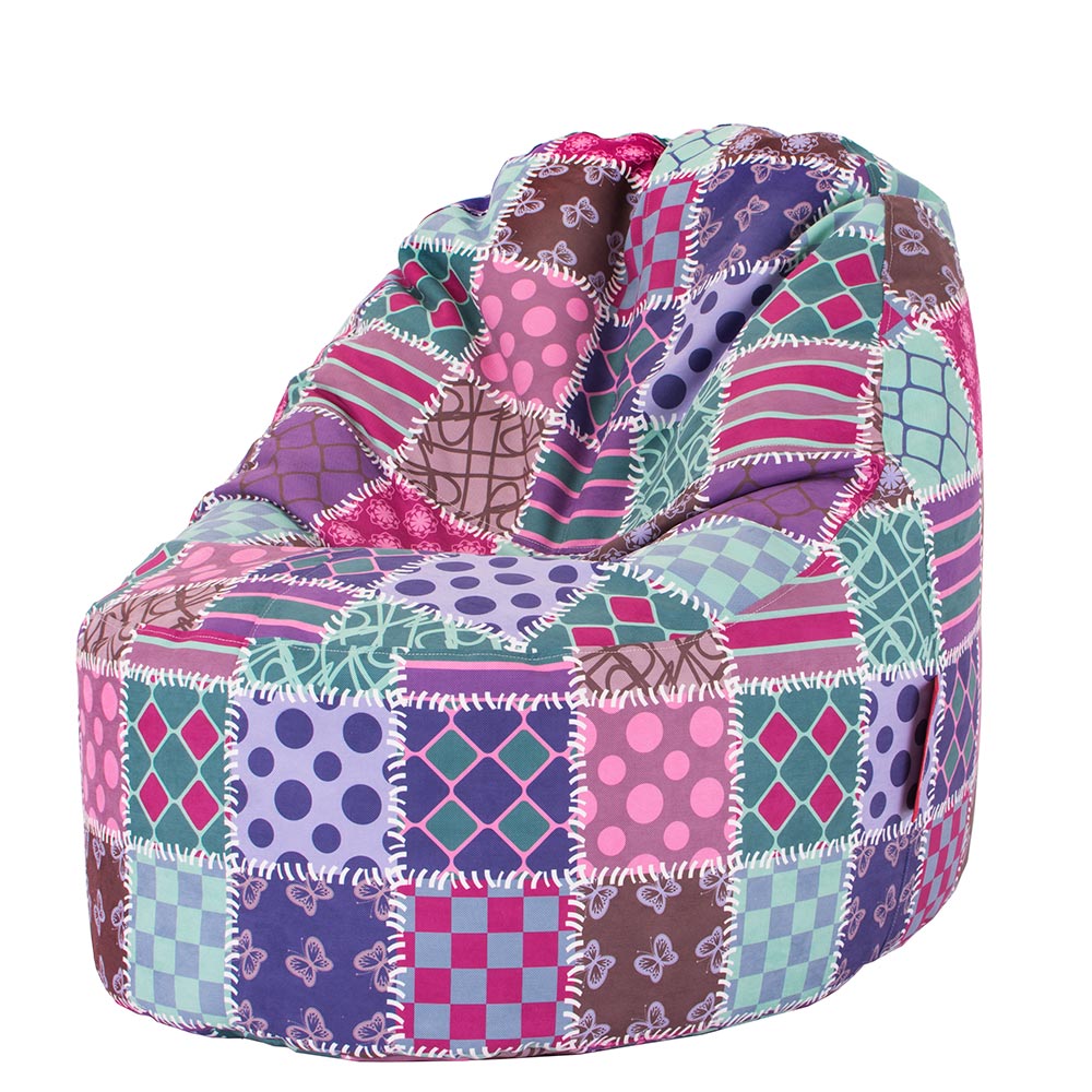 🎨 Пуф Манго "Цветно Пачуърк"