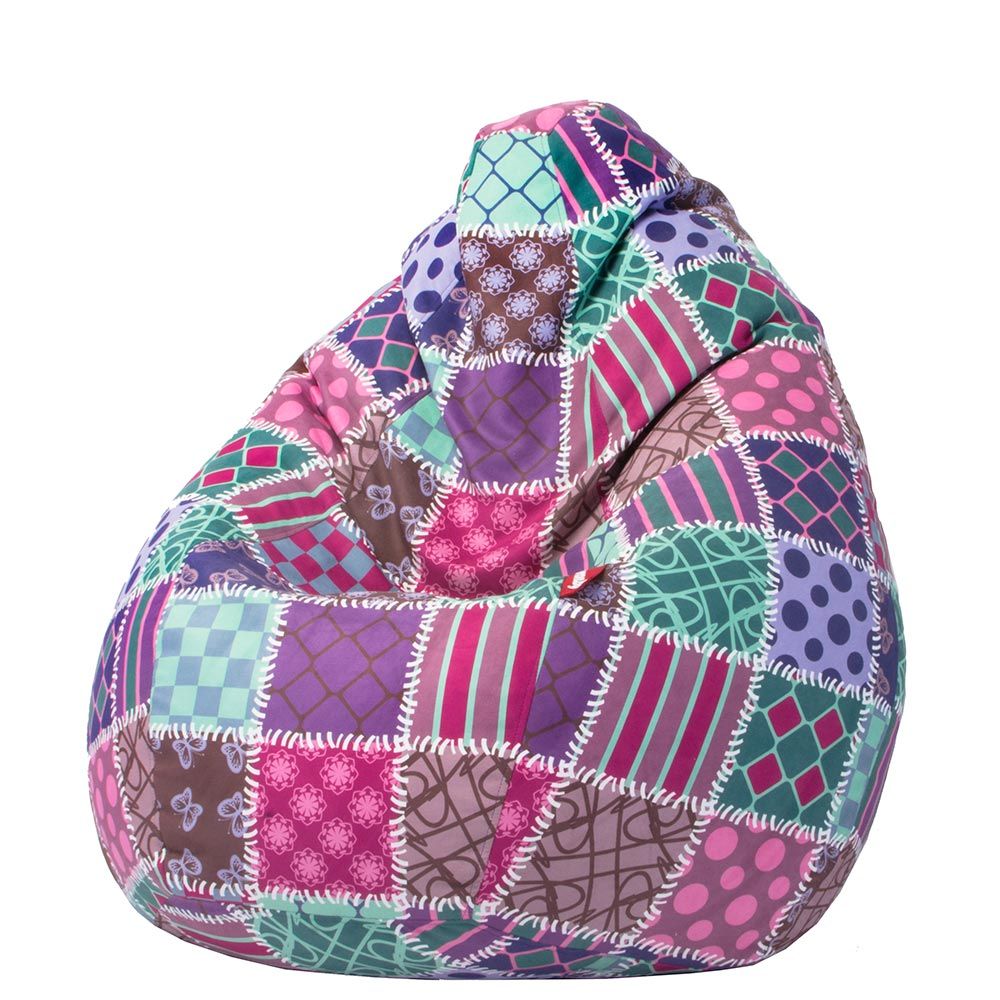 🎨 Пуф Круша "Цветно Пачуърк"