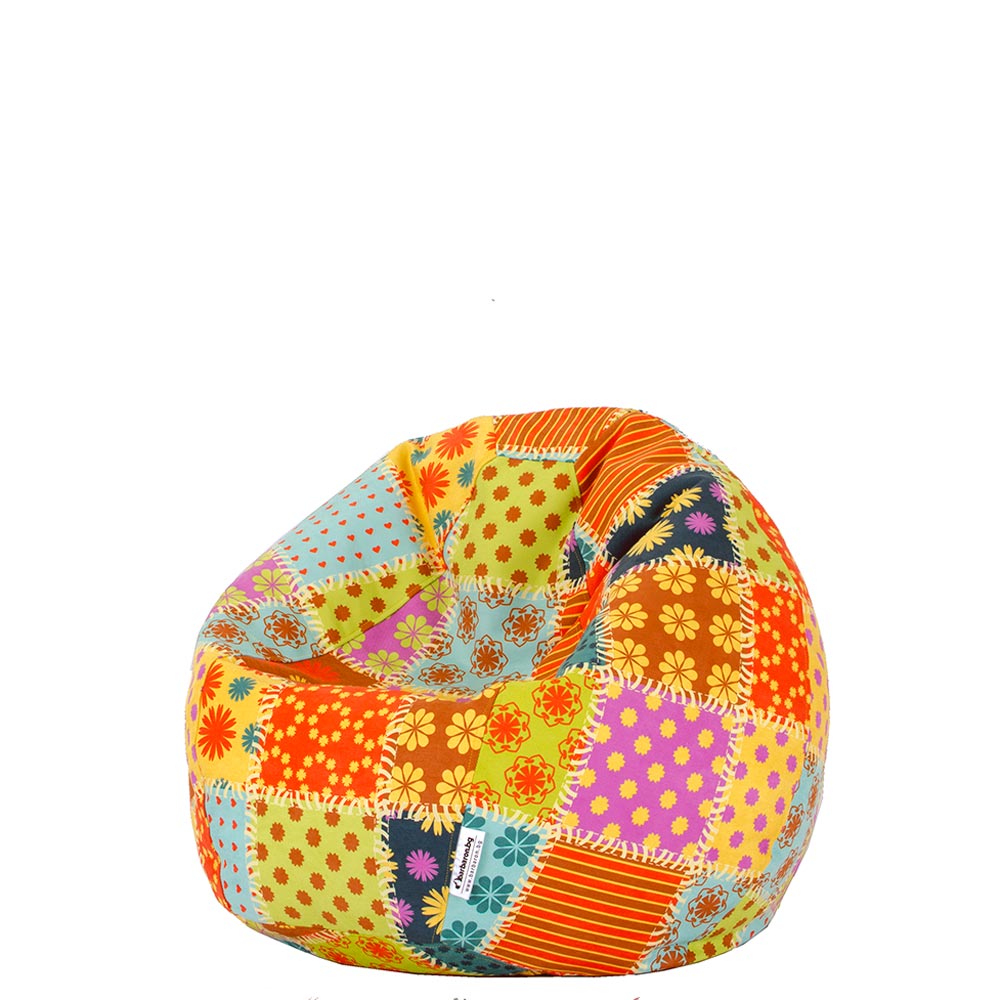 🌻 Детски пуф "Слънчев Пачуърк"