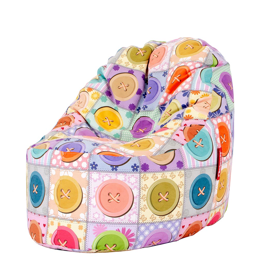 🎀 Пуф Манго "Големи Копчета"