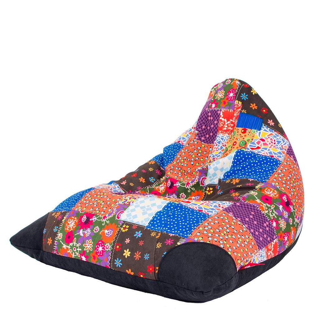 🎪 Пуф Пирамида "Цветен Пачуърк"