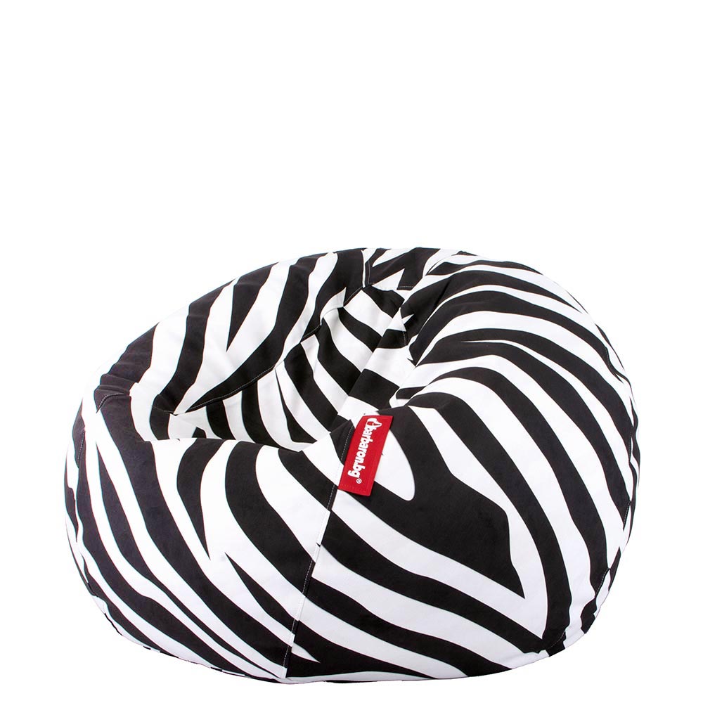 🦓 Пуф Ябълка "Зебра Ивици"