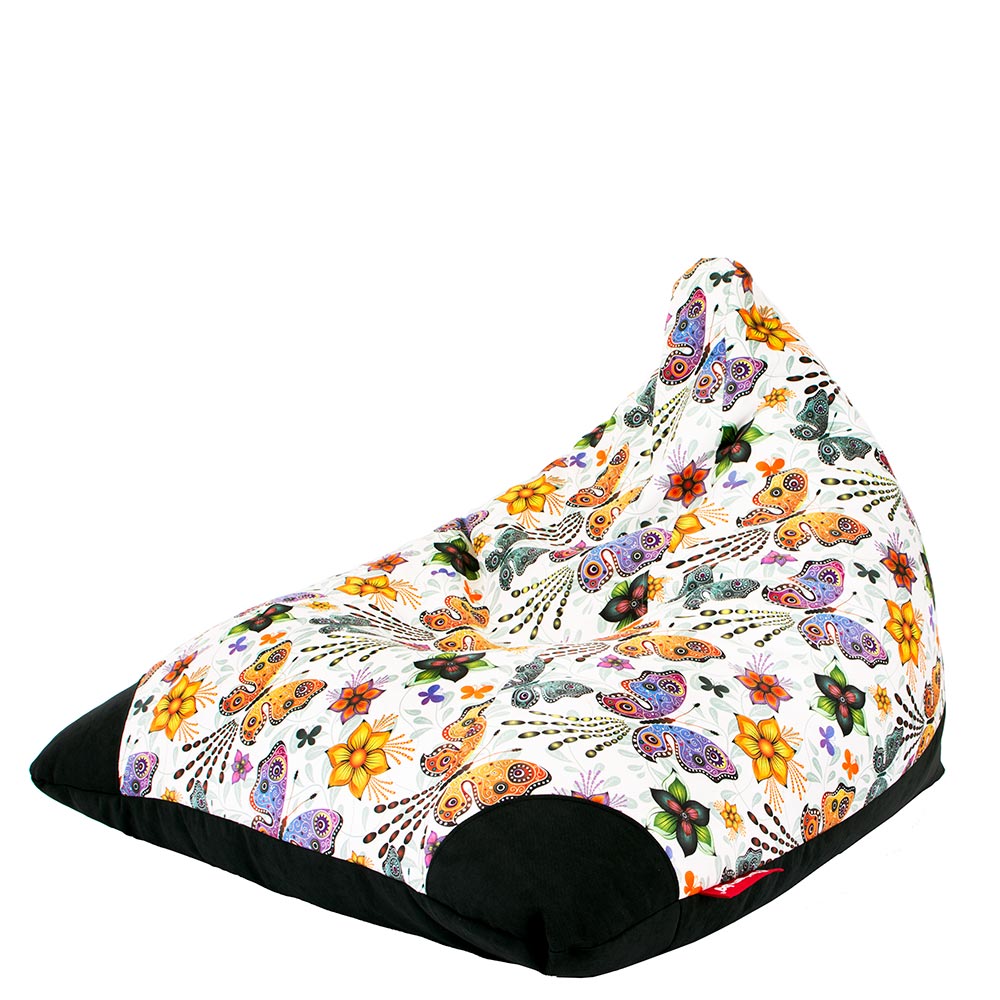 🦋 Пуф Пирамида "Пеперуди и Цветя"