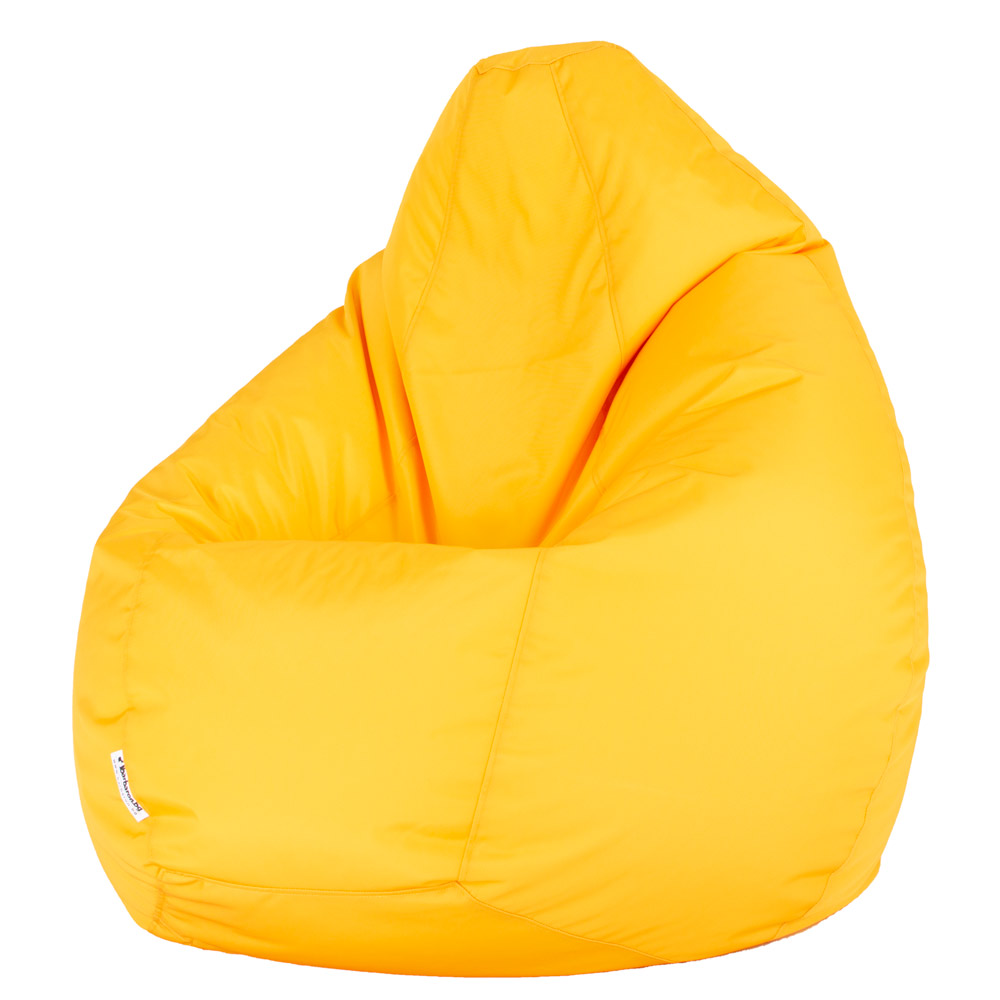 ☀️ Пуф Круша "Слънчево жълто"