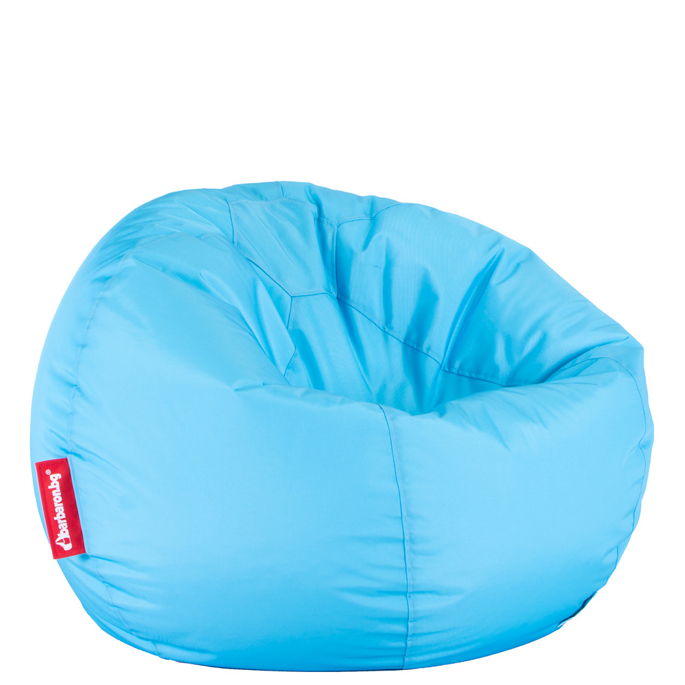 💙 Пуф Ябълка "Небесно синьо"