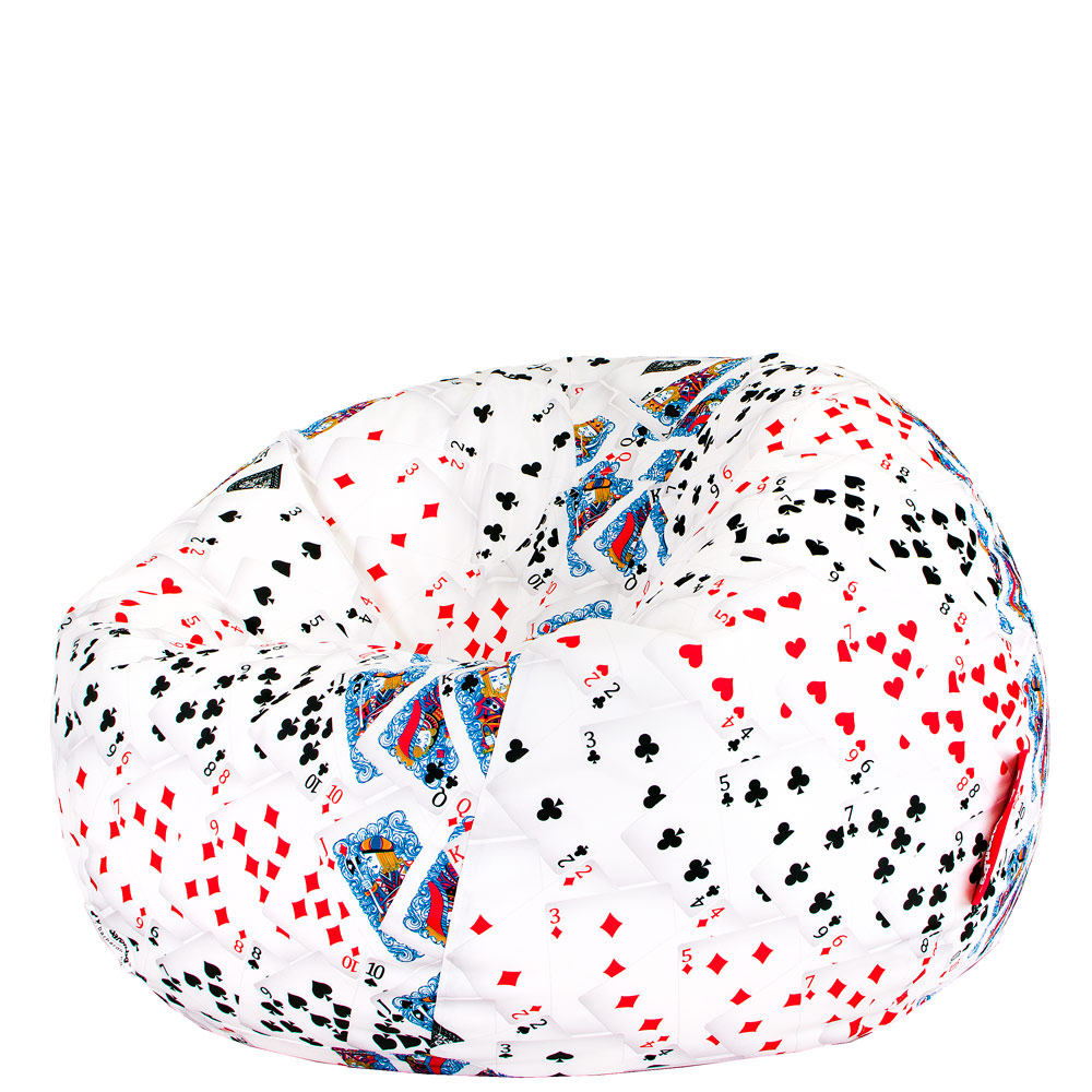 🃏 Пуф Ябълка "Карти за игра"