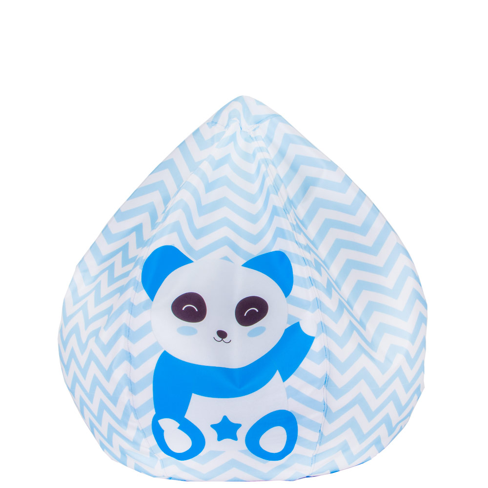 🐼 Детски пуф "Синя панда"