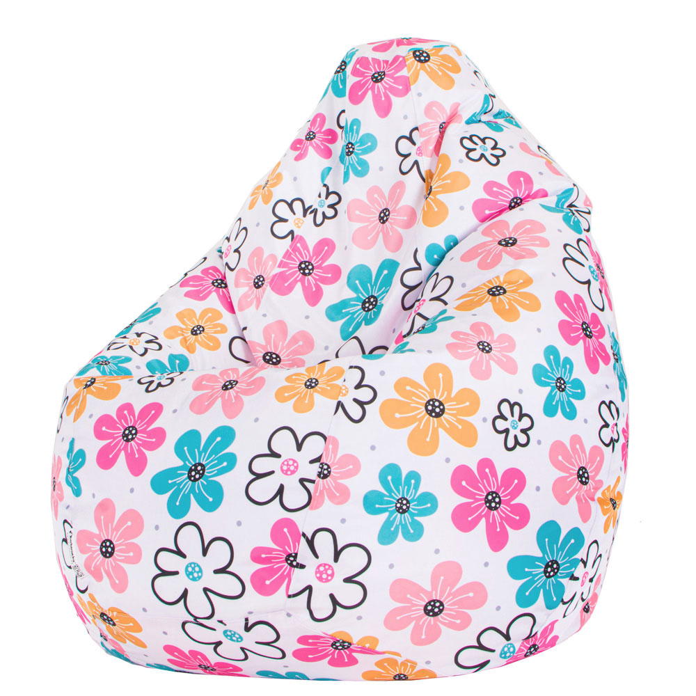 🌸 Дизайнерски пуф "Цветна Поляна"