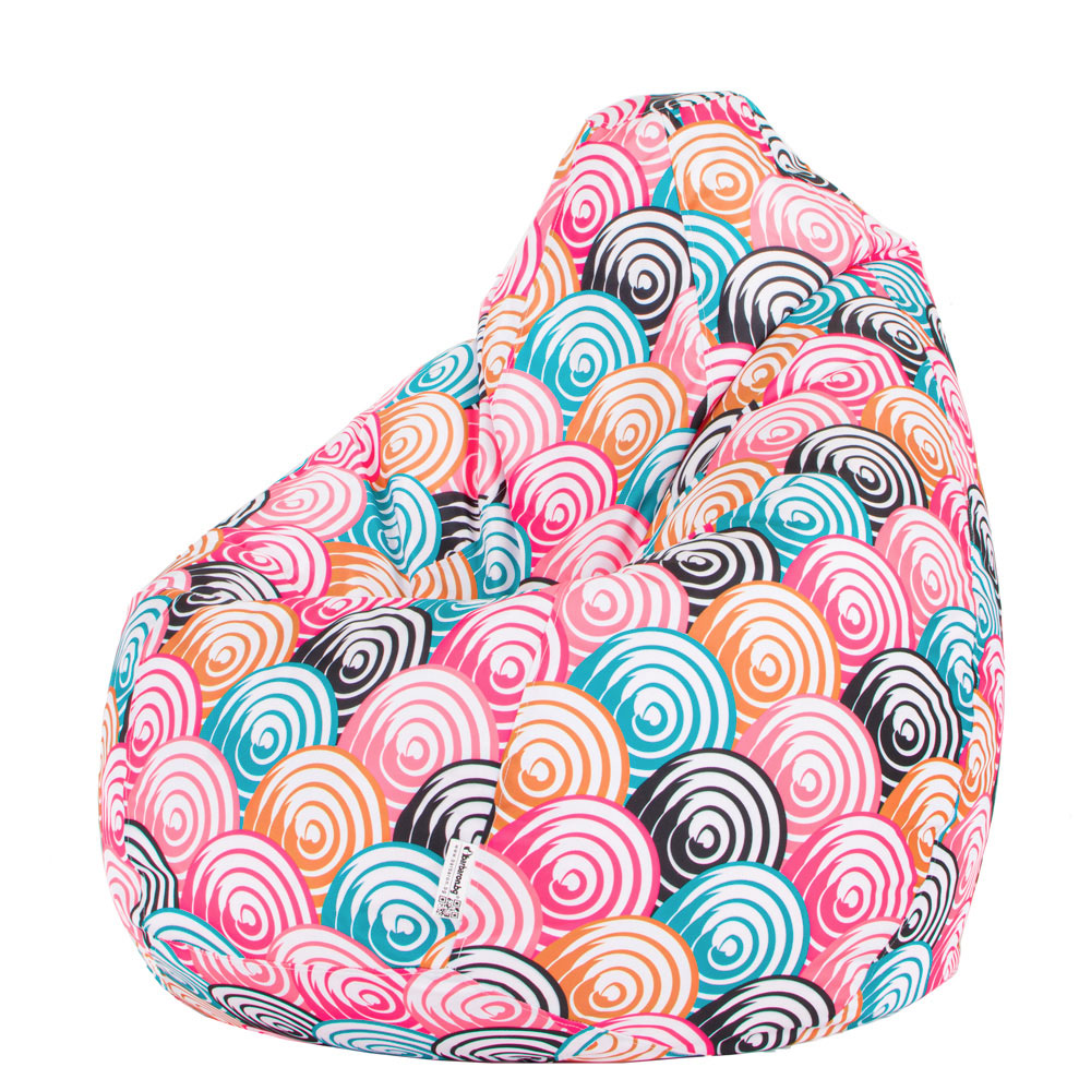 🌀 Дизайнерски пуф "Спирали"